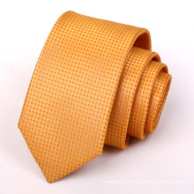 Handmade 100% Silk Mens Yellow Neck Tie